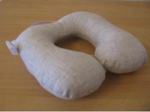 Льняная детская дорожная подушка