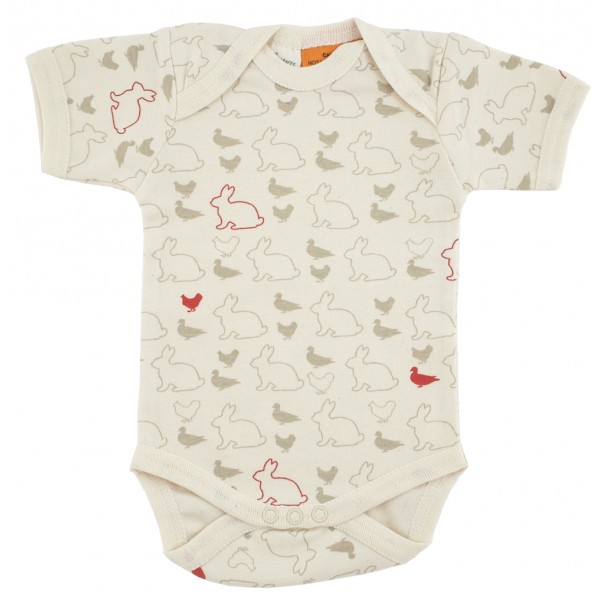 Боди с короткими рукавами