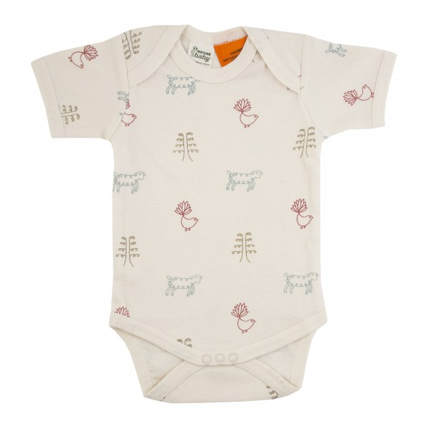 Боди с короткими рукавами