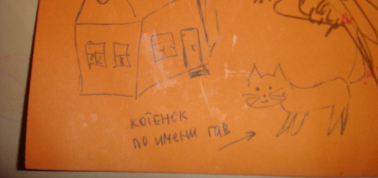 тот же котик, только в профиль