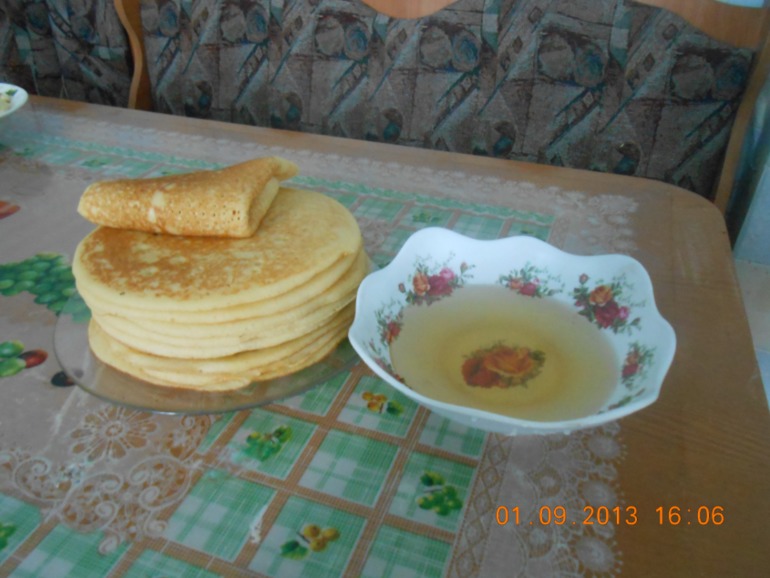 Блины на пиве