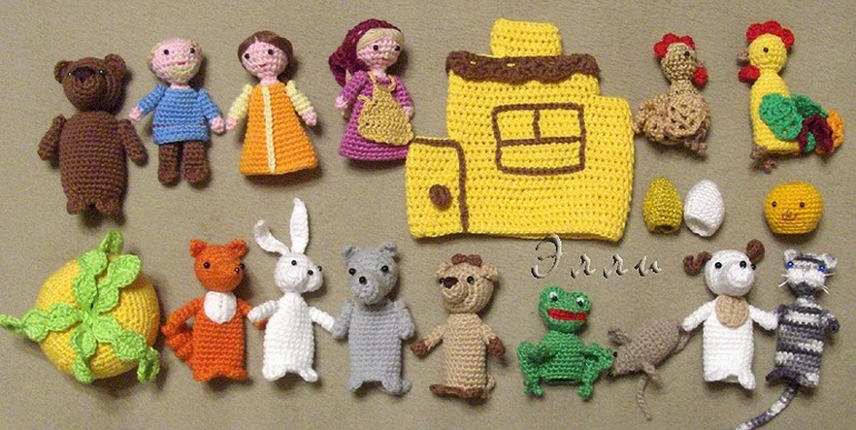 Идеи вязания, кукольный театр и шапочка-мишка