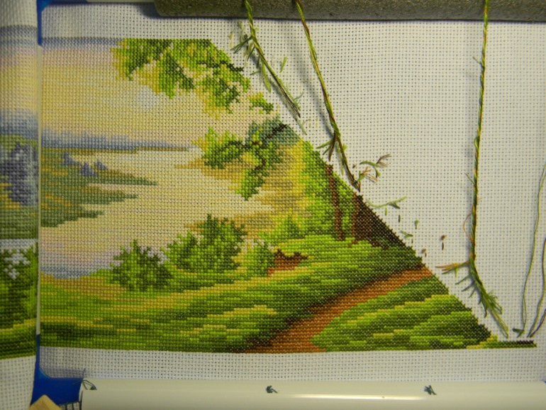 Процесс работы над картиной