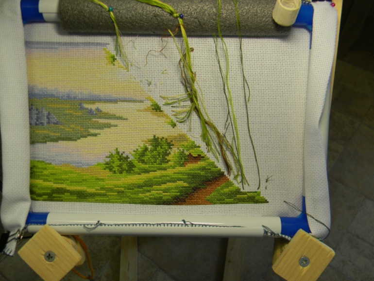 Процесс работы над картиной