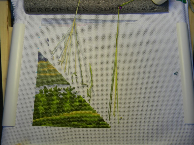 Процесс работы над картиной