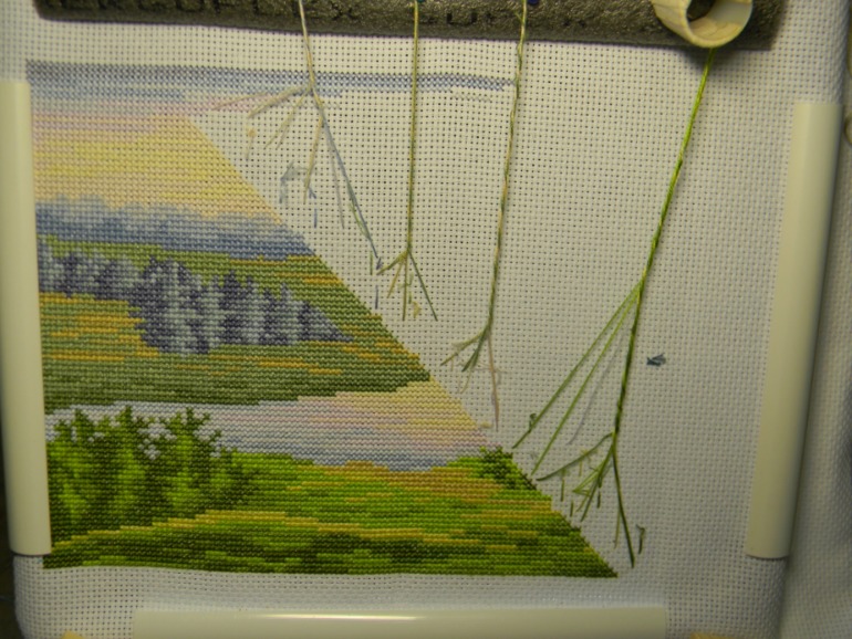 Процесс работы над картиной