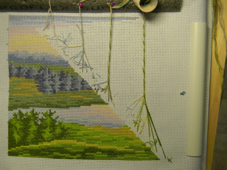 Процесс работы над картиной