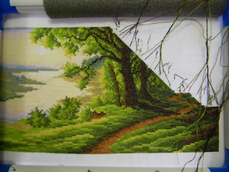 Процесс работы над картиной