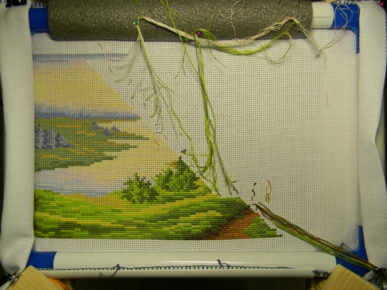 Процесс работы над картиной