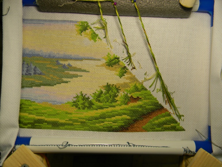 Процесс работы над картиной