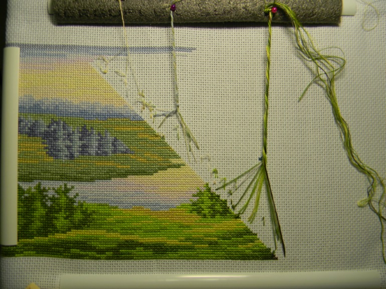 Процесс работы над картиной