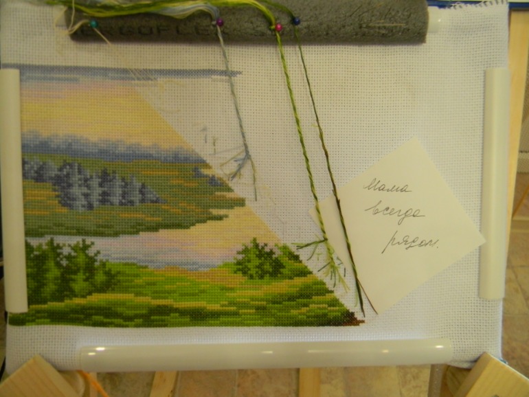 Процесс работы над картиной