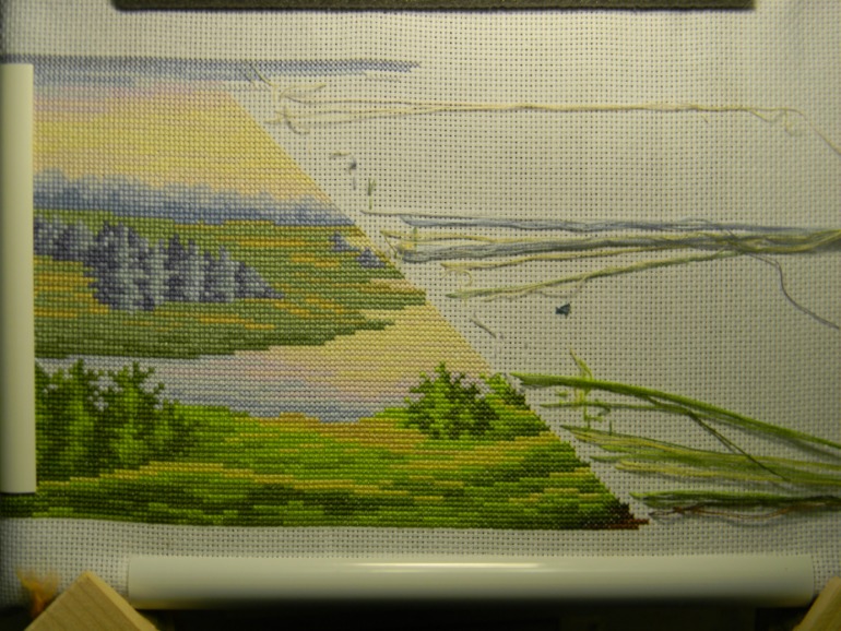 Процесс работы над картиной