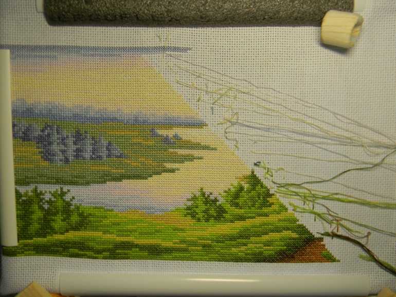 Процесс работы над картиной