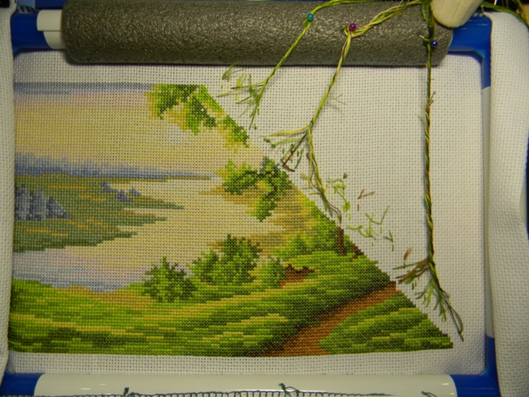 Процесс работы над картиной