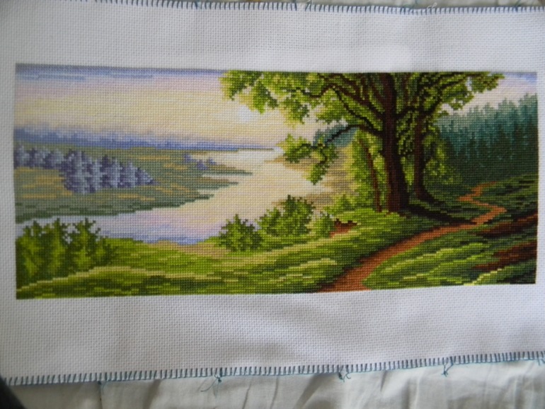 Процесс работы над картиной