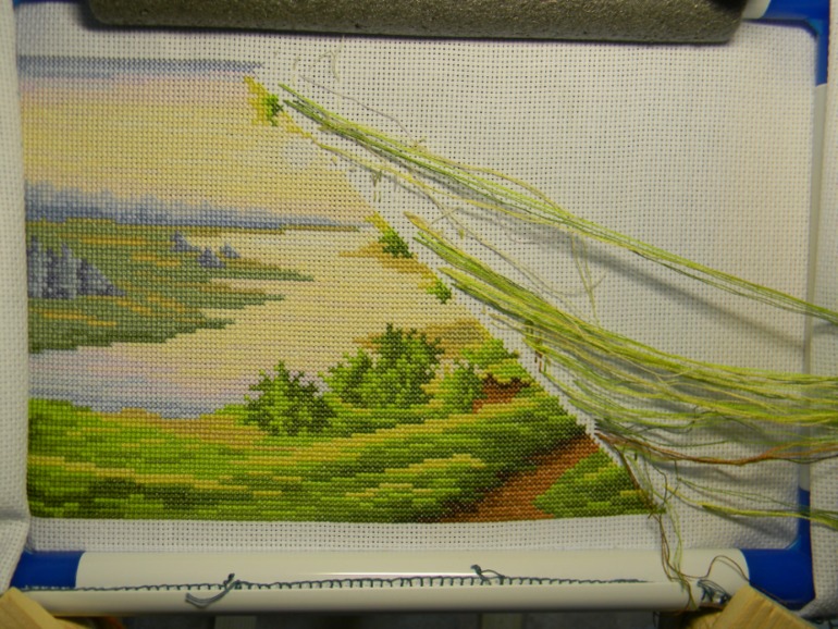 Процесс работы над картиной