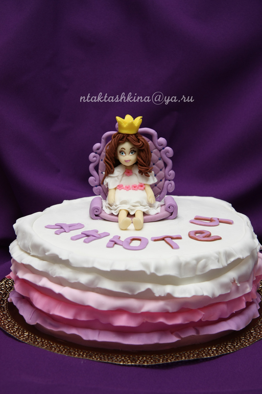 Торт с принцессой