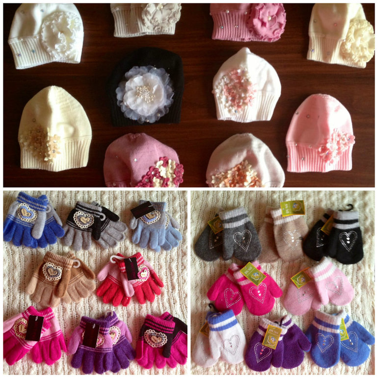 Обновила детские шапки!!! Порявились перчатки и варежки!!!