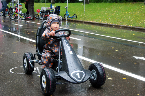 Наша первая покатушка или беговелогонка в Сокольниках
