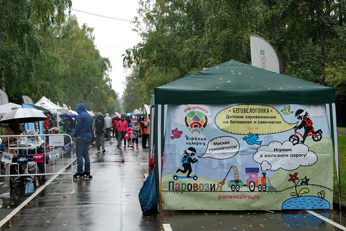 Наша первая покатушка или беговелогонка в Сокольниках