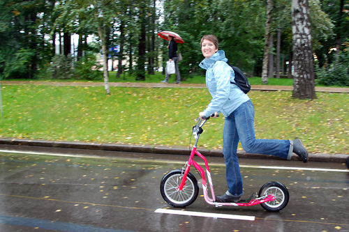 Наша первая покатушка или беговелогонка в Сокольниках