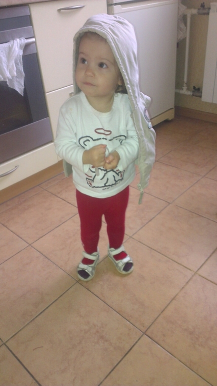 так мы сегодня щеголяли по квартире)