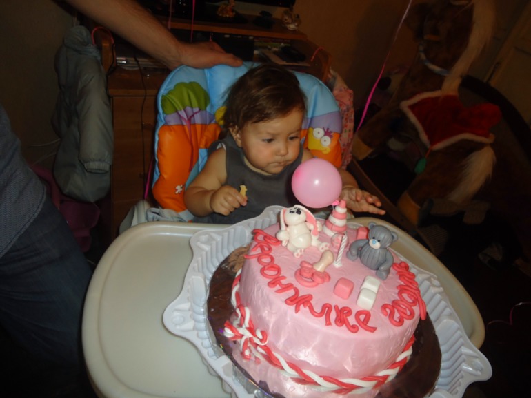 первое день рождение моей куколки