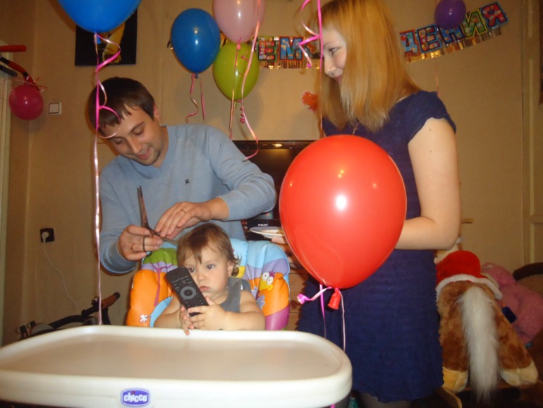 первое день рождение моей куколки