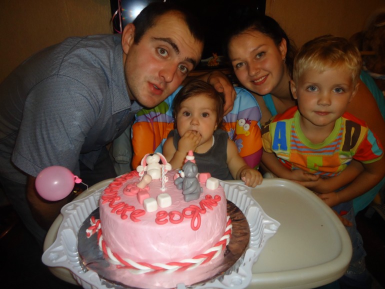 первое день рождение моей куколки