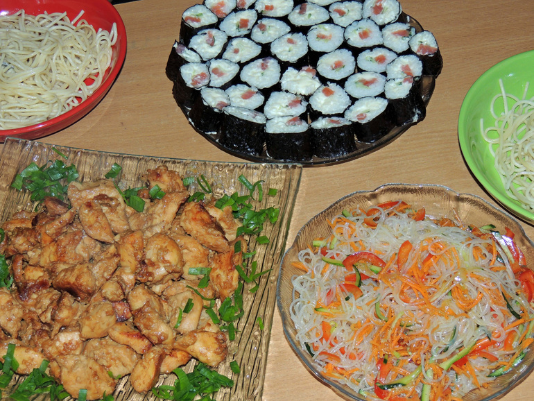 Салат с фрунчозой