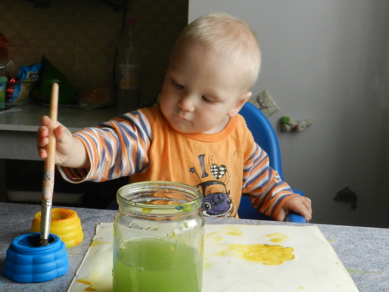 Как Тём маме каляки рисовал...