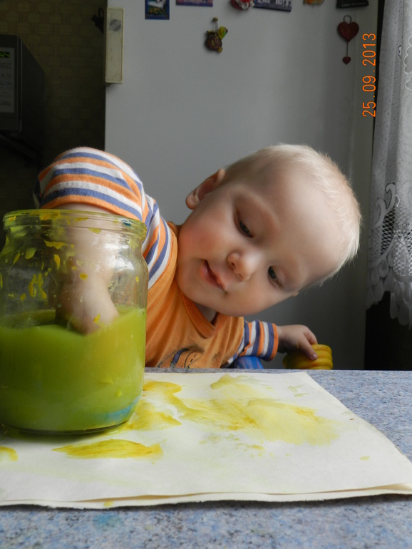 Как Тём маме каляки рисовал...