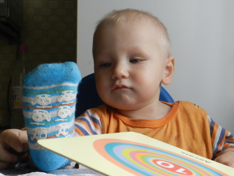 Как Тём маме каляки рисовал...