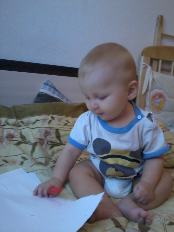 Первое рисование))))