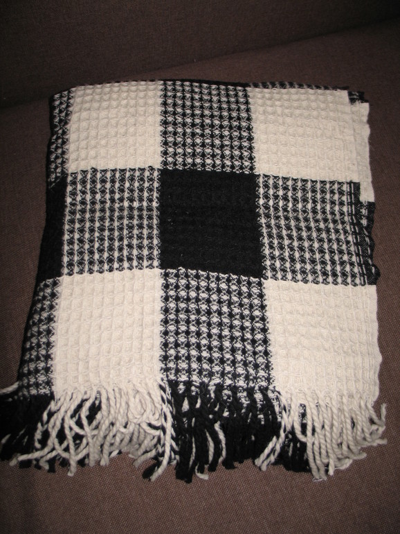 шерстяные пледы новые