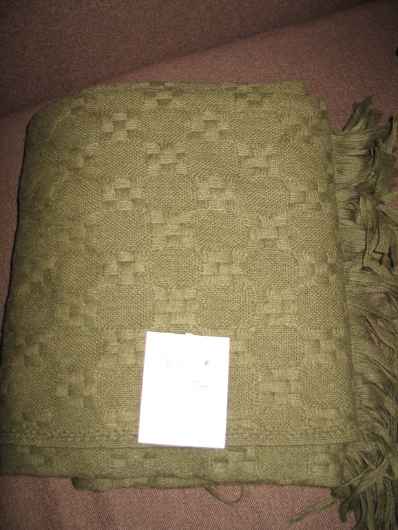 шерстяные пледы новые