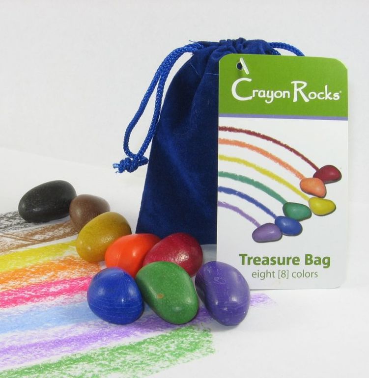 Мелки-камушки восковые Crayon Rocks (Крайон Рокс), мелки-карандаши восковые , блоки Stoсkmar