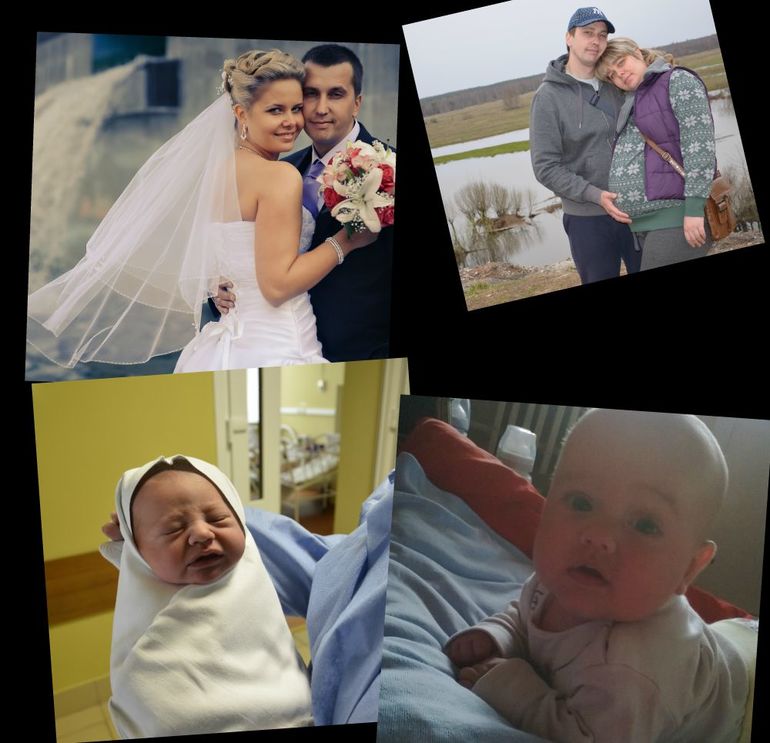 Сегодня у нас годовщина, сегодня моему гномику 4 месяца, ой я самая счастливая жена и мама на свете)))