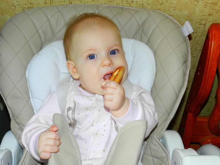 20 сентября... лезет 4й зуб.....