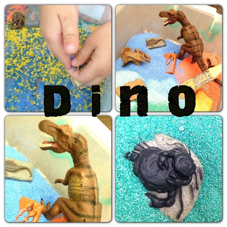 Dino -раскопки или радости юного палеонтолога.