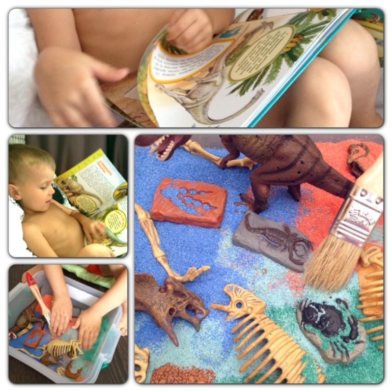 Dino -раскопки или радости юного палеонтолога.