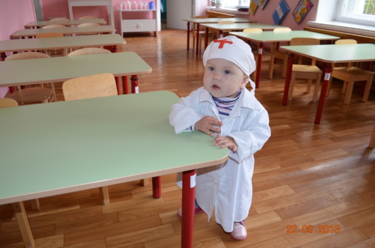поход в детский сад...