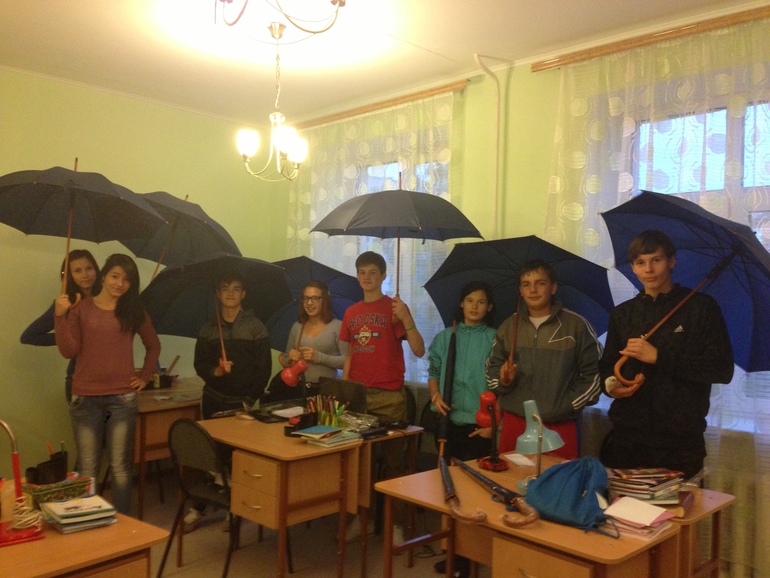 Спасибо за зонтики