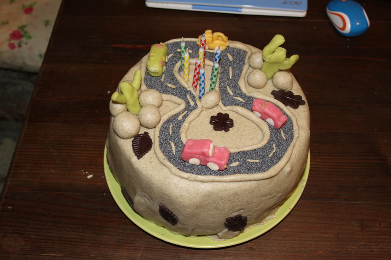 Мои первые мастичные тортики