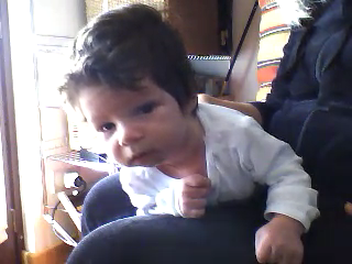 С бабулей по скайпу общаемся!!!