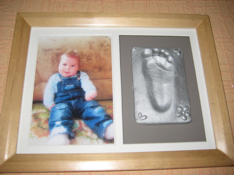 Первый след нашего сынишки....!