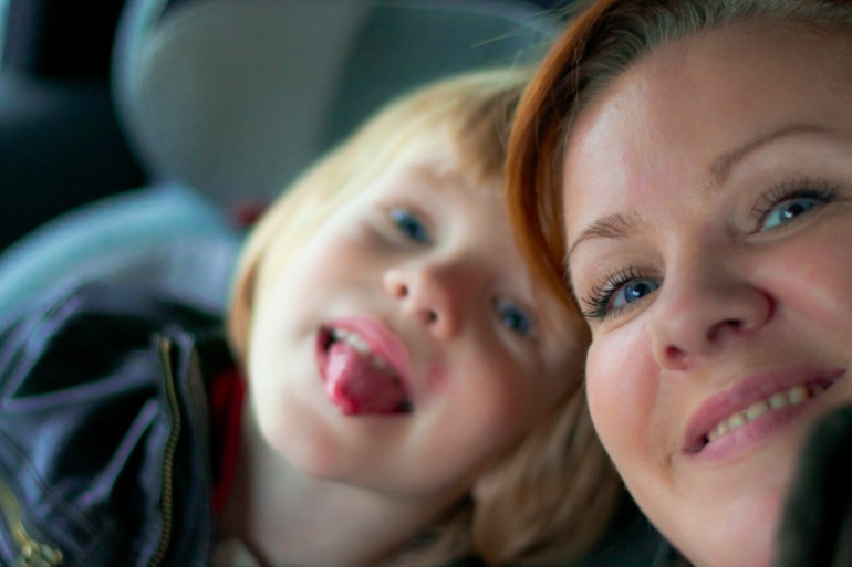 Москва из окна автомобиля.