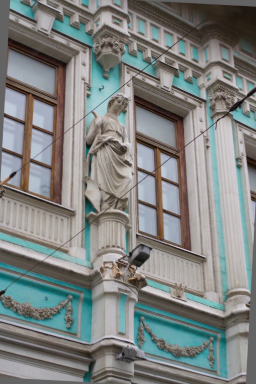 Москва из окна автомобиля.