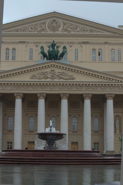 Москва из окна автомобиля.